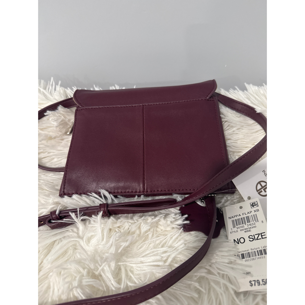 Giani Bernini Nappa Flap Crossbody in Purple - Picture 4 of 5